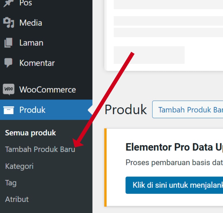 tambah produk di wordpress