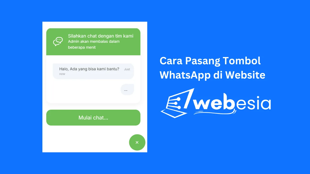 Cara Membuat Tombol WhatsApp di Situs WordPress Tanpa Plugin