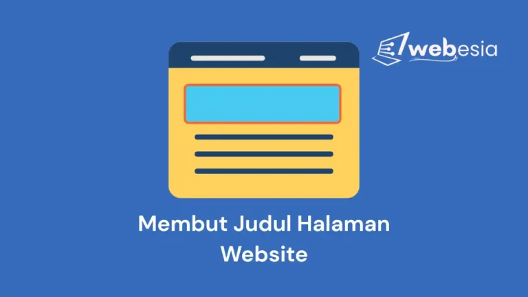 Membut Judul Halaman Website