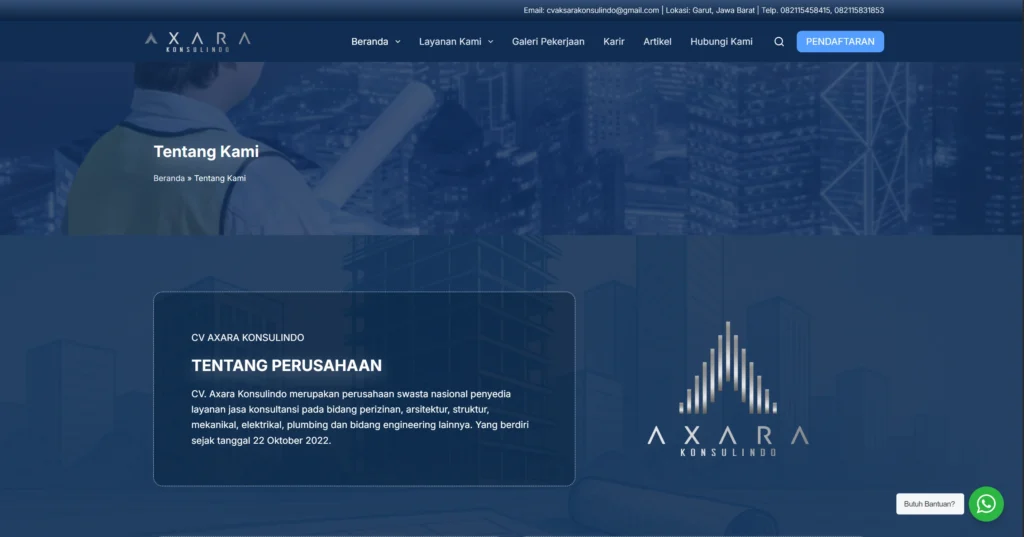 Pembuatan Web slfpbgindonesia.com
