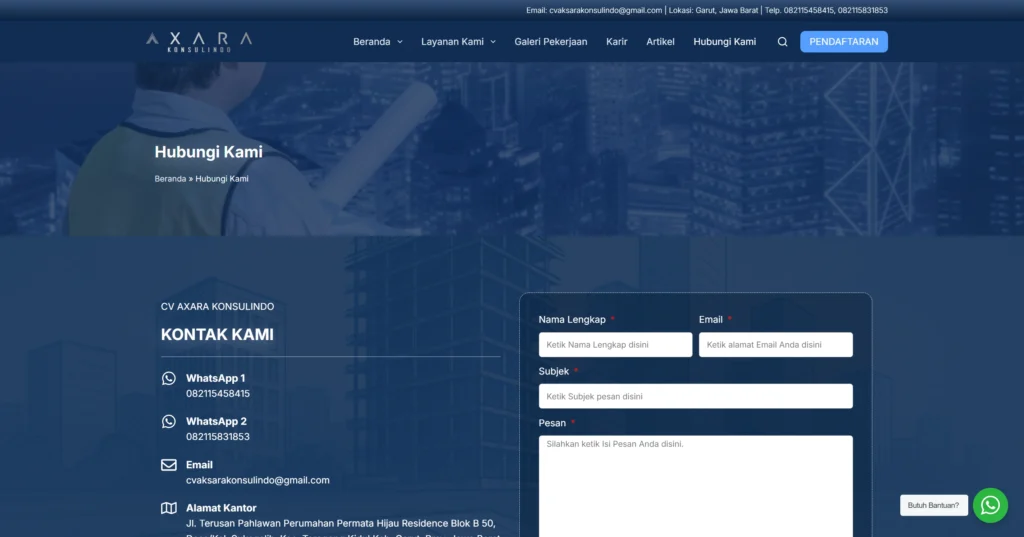Pembuatan Web slfpbgindonesia.com
