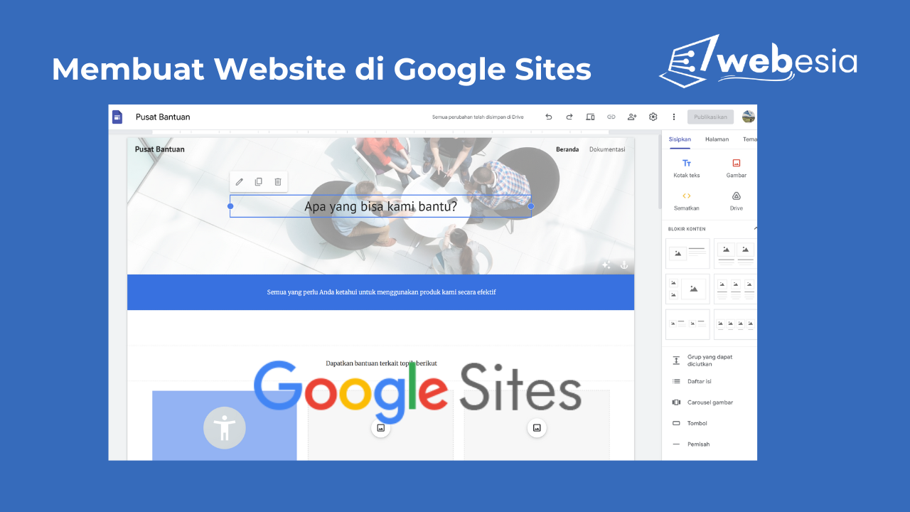 Membuat Website di Google Sites