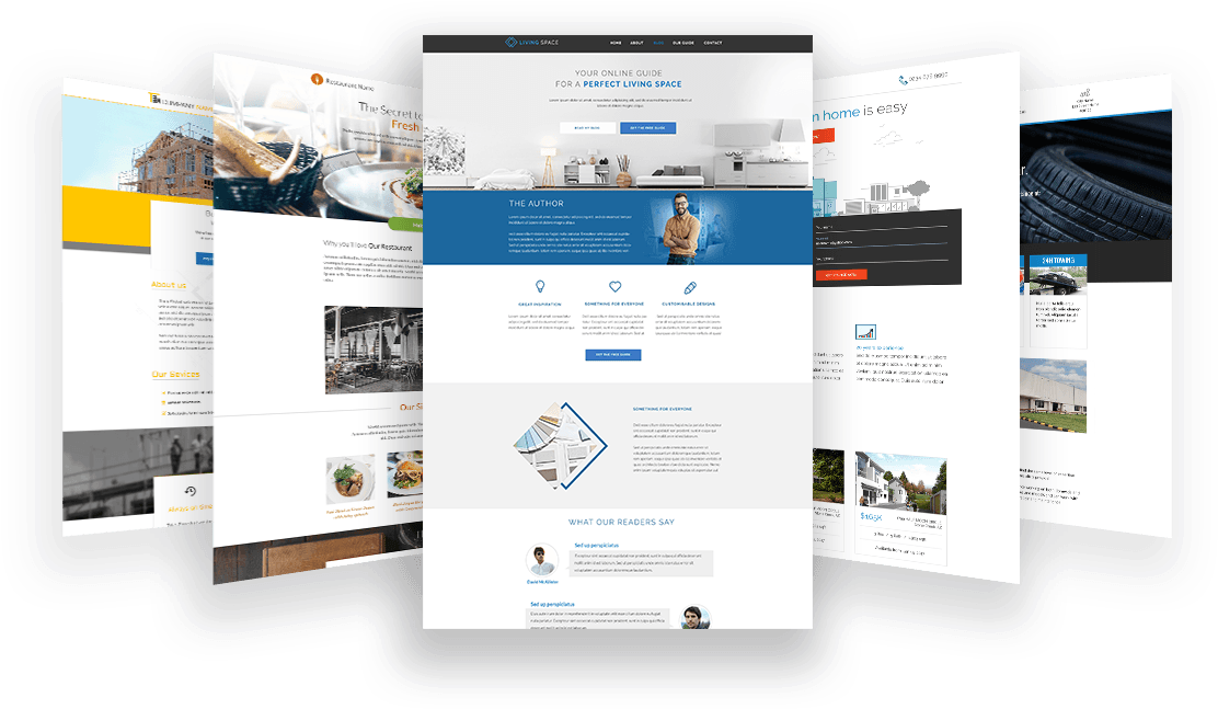 Jasa Pembuatan Website Landing Page 7 landing page