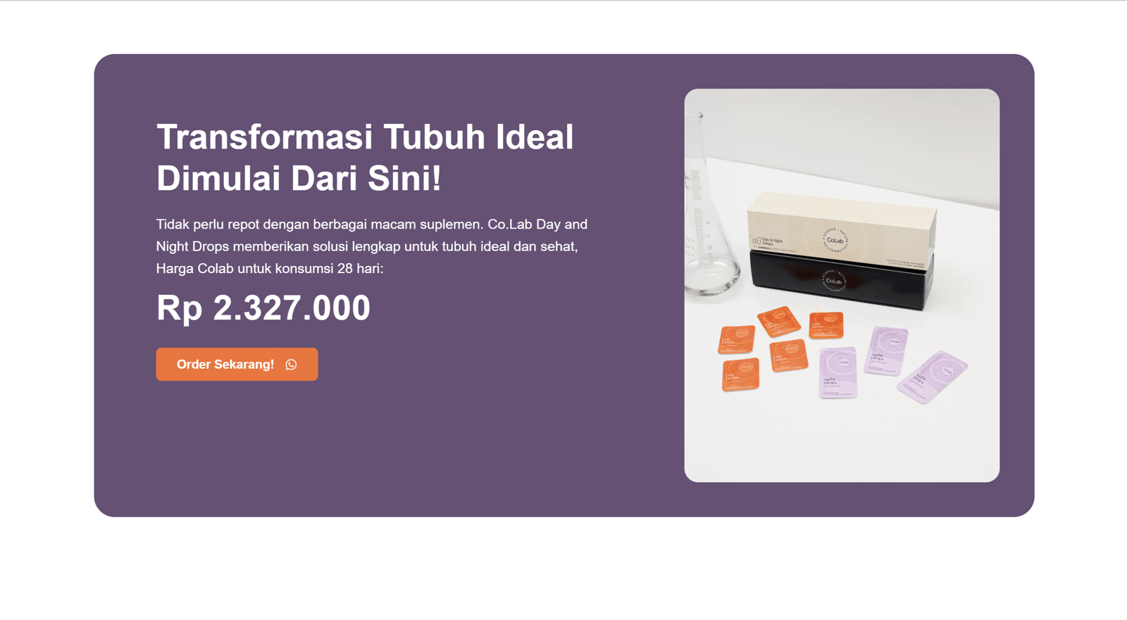 landing page