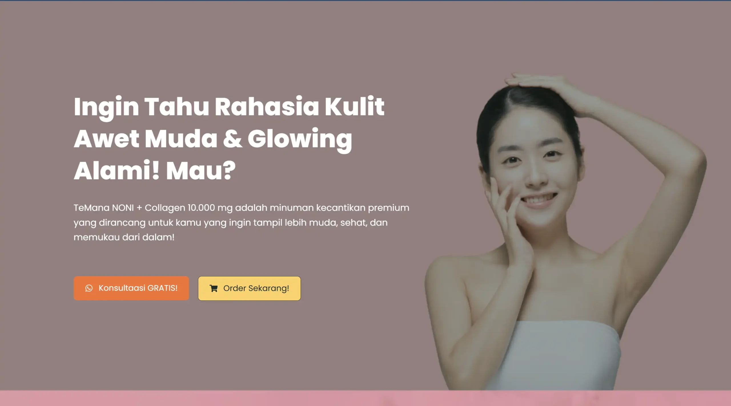 landing page