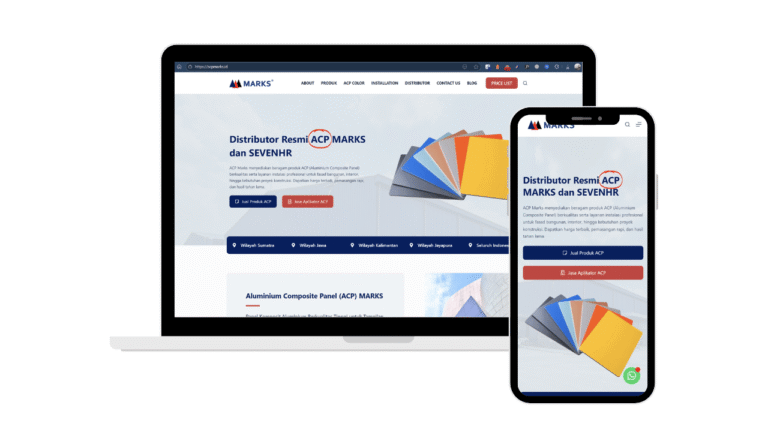 Portofolio Pembuatan Website Company Profile ACP Marks