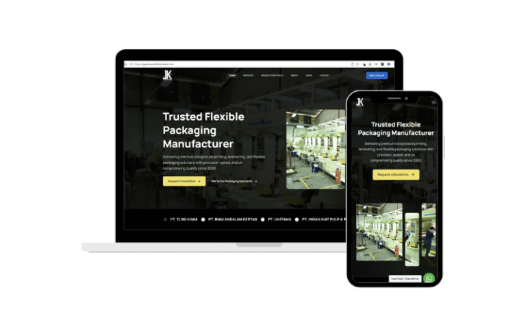 portofolio pembuatan website compro